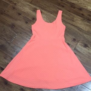 Bright coral sundress